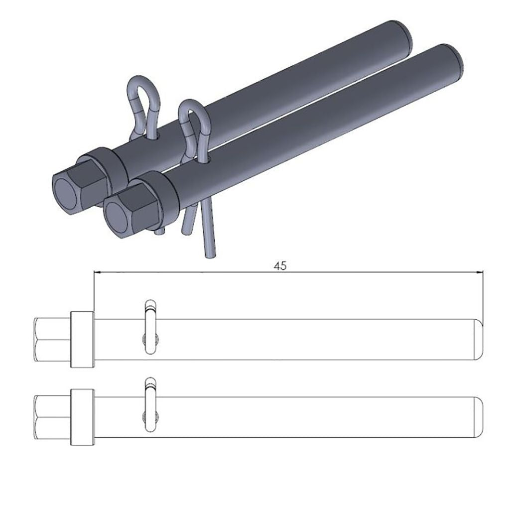 Moto-Master Bremsbelag Gleitstift (Art. m213034)