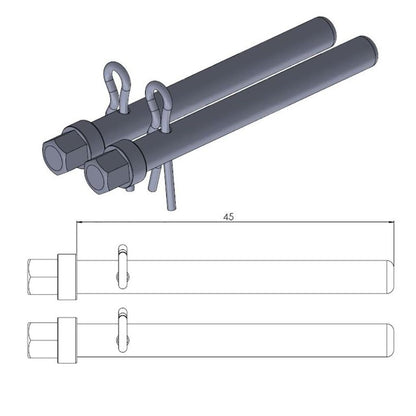 Moto-Master Bremsbelag Gleitstift (Art. m213034)