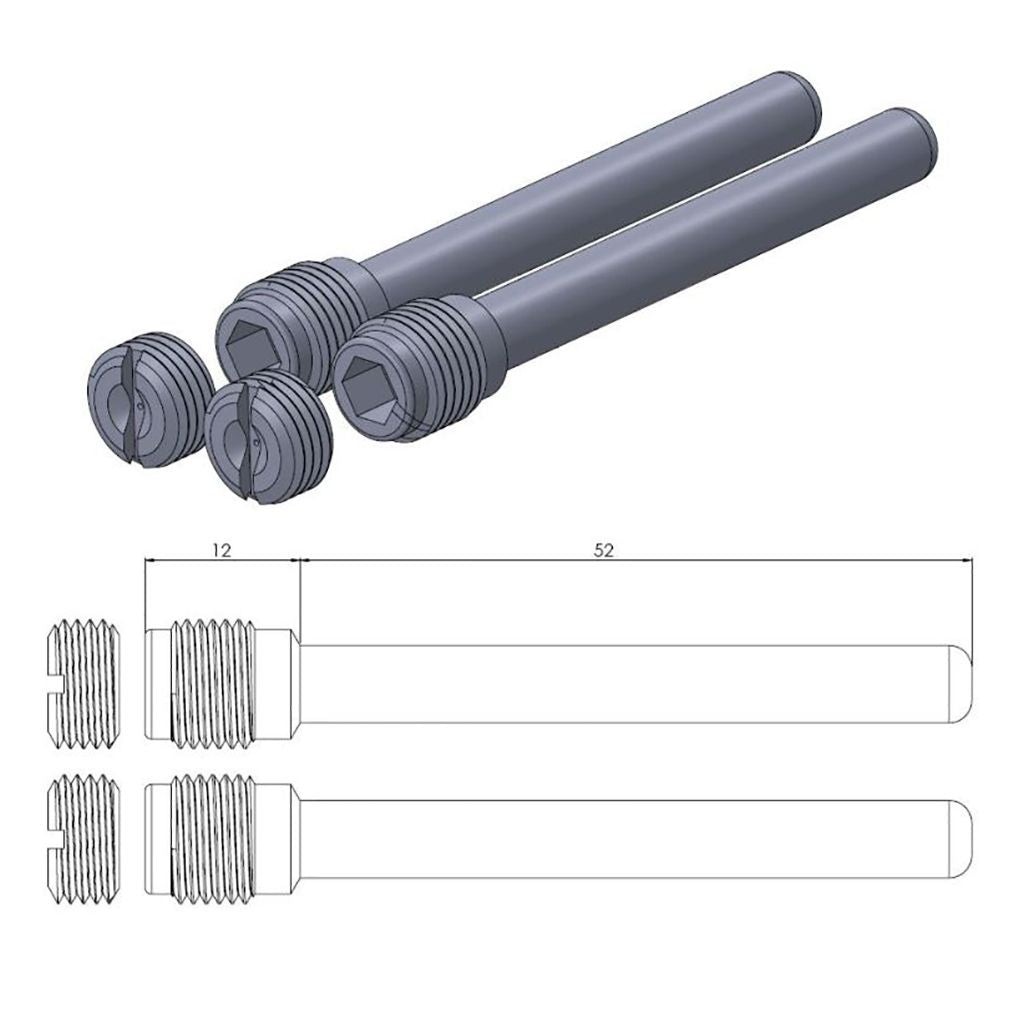 Moto-Master Bremsbelag Gleitstift (Art. m213039)