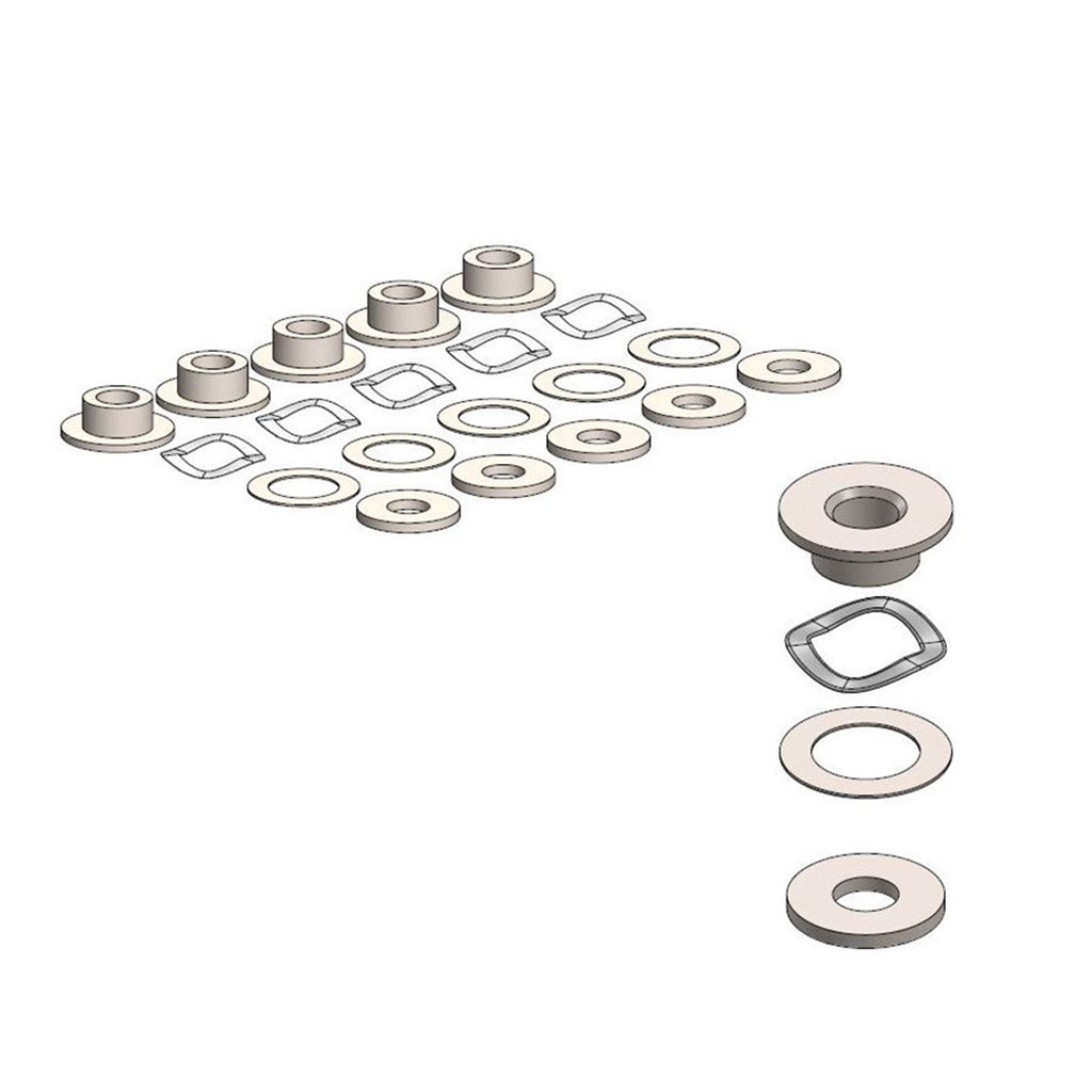 Moto-Master BMW Floater-Kit vernietet f. OEM-Bremsscheibe 4,5 mm