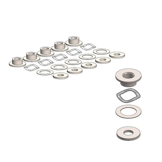 Moto-Master BMW Floater-Kit vernietet f. OEM-Bremsscheibe 4,5 mm