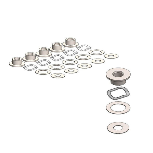 Moto-Master BMW Floater-Kit f. OEM-Bremsscheibe verschraubt 5,0 mm.