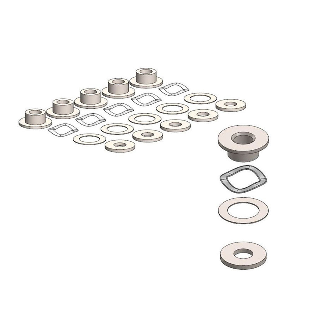 Moto-Master BMW Floater-Kit vernietet f. OEM-Bremsscheibe 5,0 mm