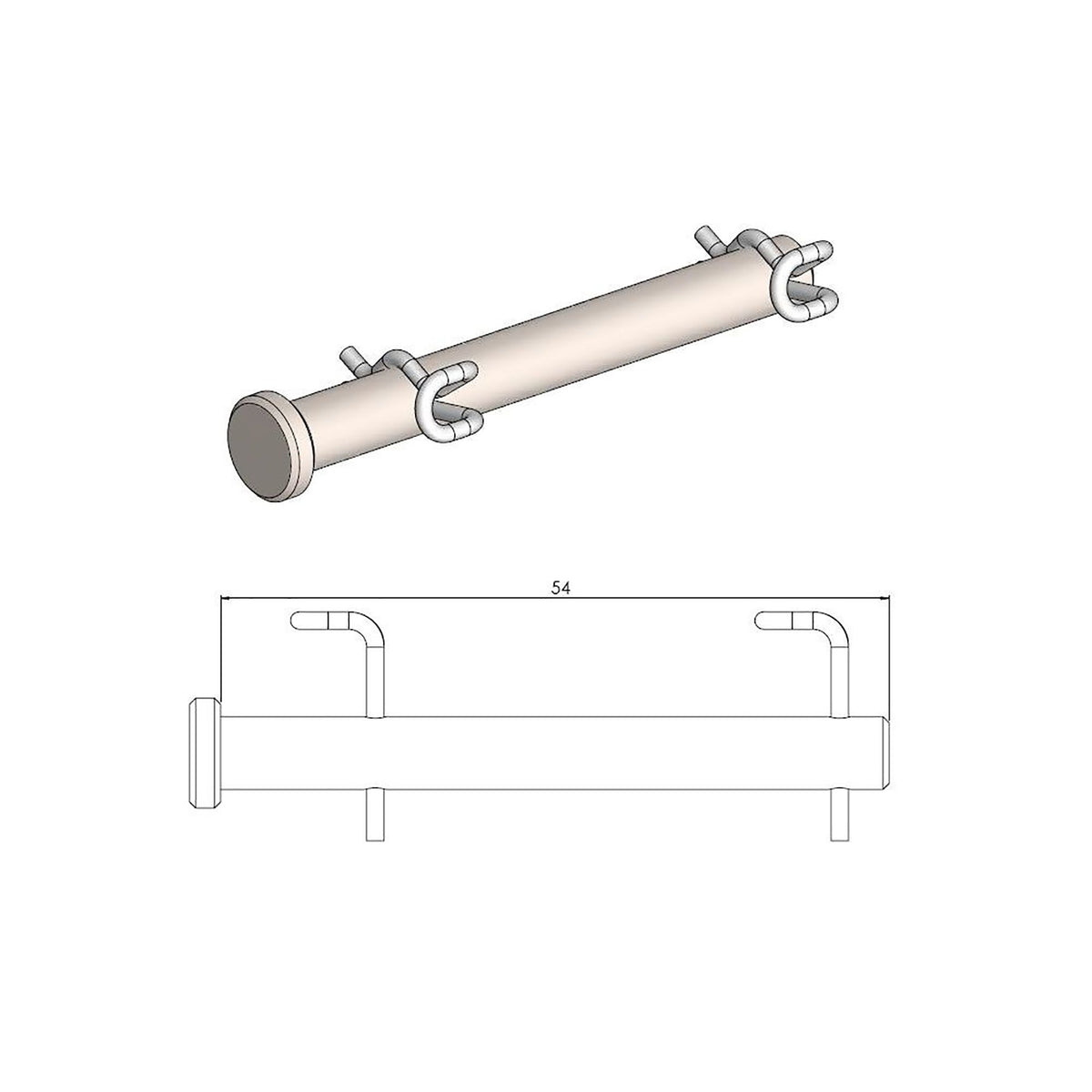Moto-Master Bremsbelag Gleitstift (Art. m213077)