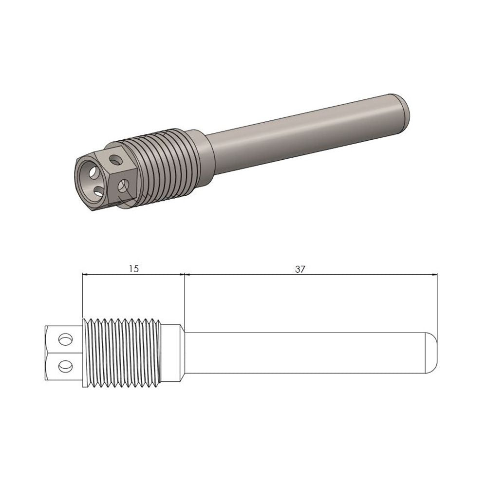 Moto-Master Bremsbelag-Gleitstift Racing vorne (Art. m213121)