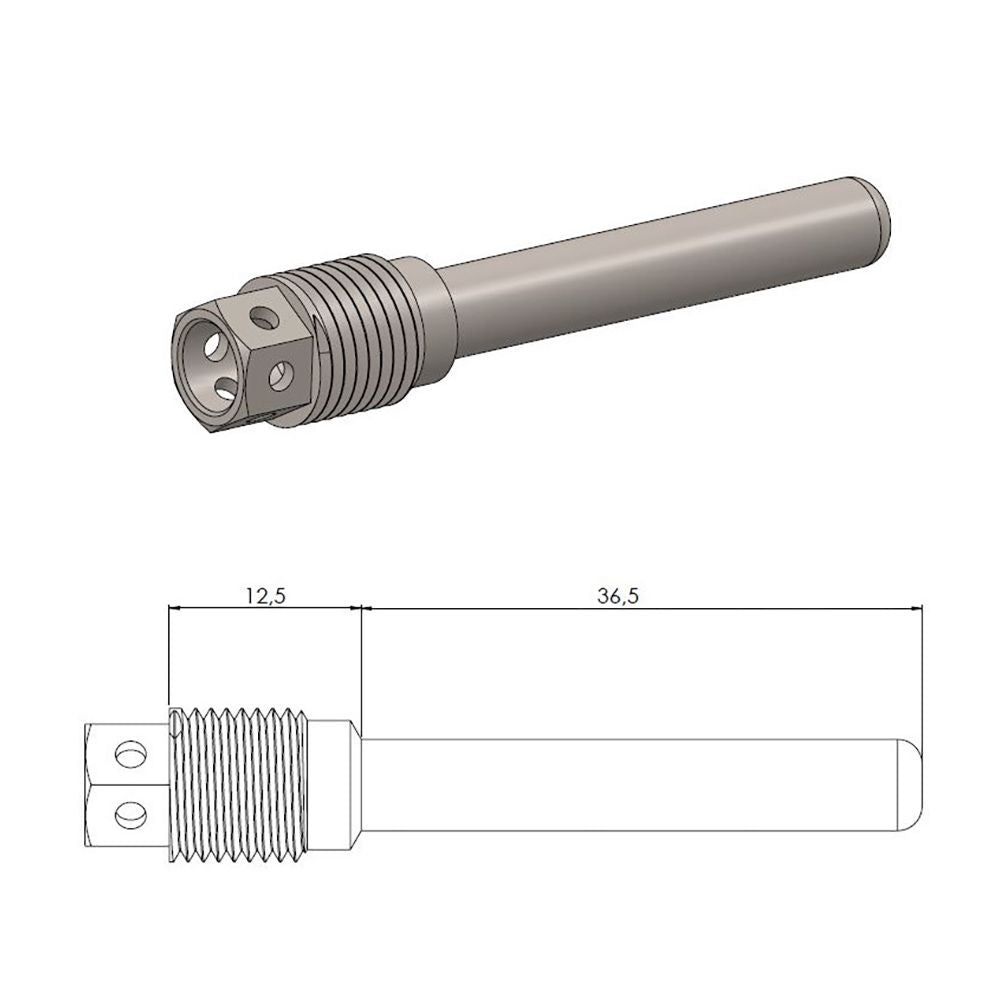 Moto-Master Bremsbelag-Gleitstift Racing vorne (Art. m213123)