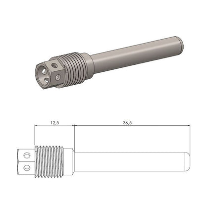 Moto-Master Bremsbelag-Gleitstift Racing vorne (Art. m213123)
