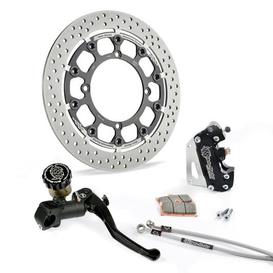 Moto-Master Supermoto Kit 300 Halo Bremsscheibe Bremssattel Bremspumpe (Art. m313069)