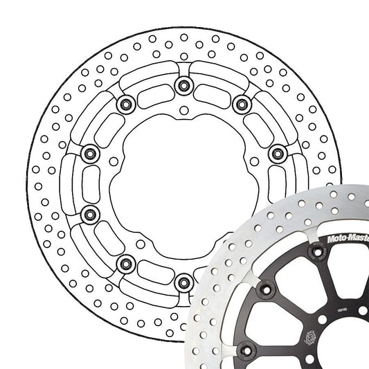 Moto-Master Bremsscheibe Halo T-Floater Racing Kit 320 - 6,0 mm Ø 320 mm | LK 150 mm