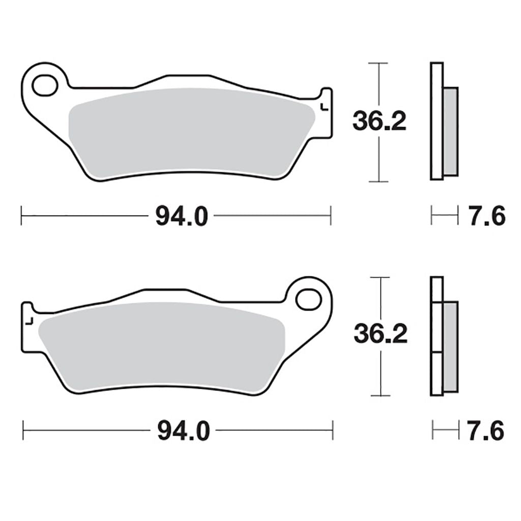 Moto-Master Bremsbelag RoadPRO Scooter MCB648