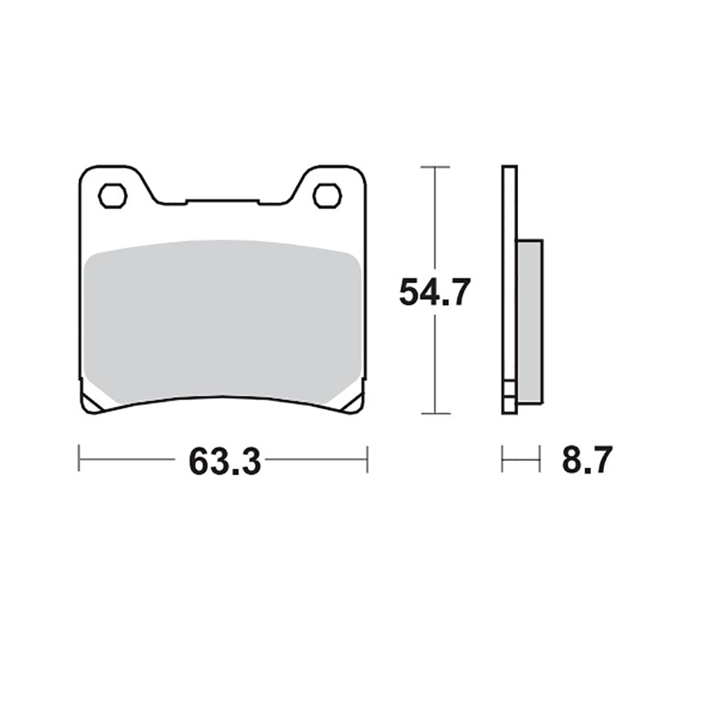 Moto-Master Bremsbelag RoadPRO Ceramic MCB530
