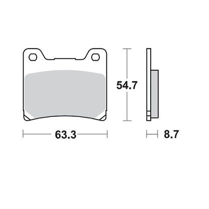 Moto-Master Bremsbelag RoadPRO Ceramic MCB530