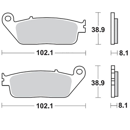 Moto-Master Bremsbelag RoadPRO Ceramic MCB598