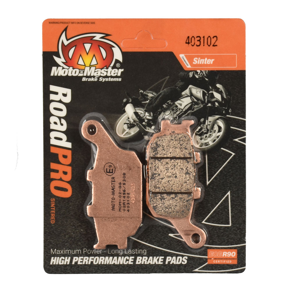 Moto-Master Bremsbelag RoadPRO Sinter hinten MCB634