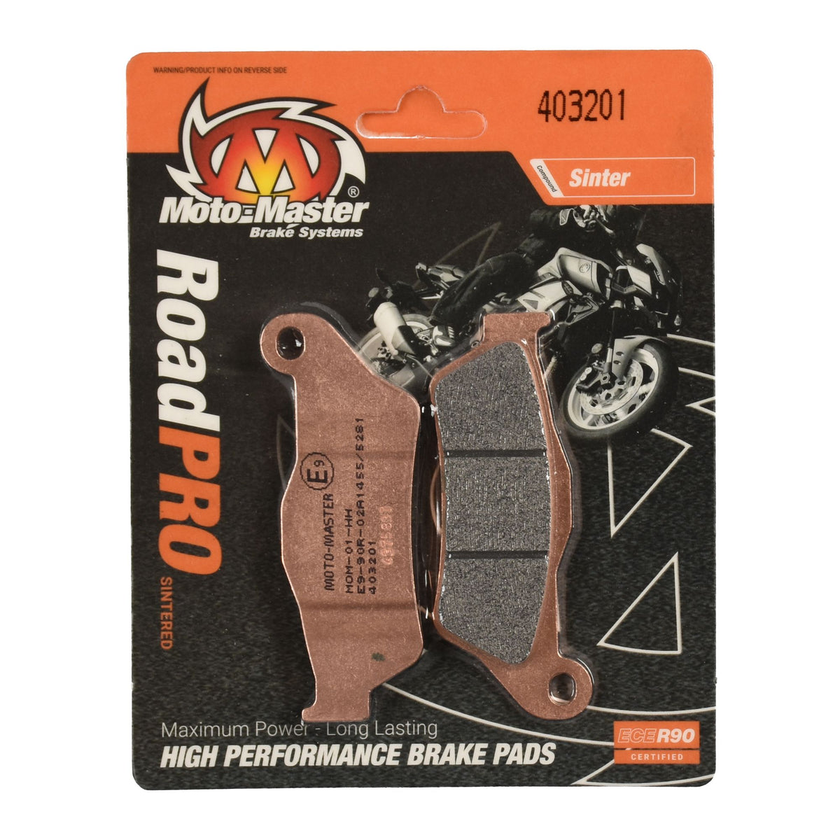 Moto-Master Bremsbelag RoadPRO Sinter vorn MCB648