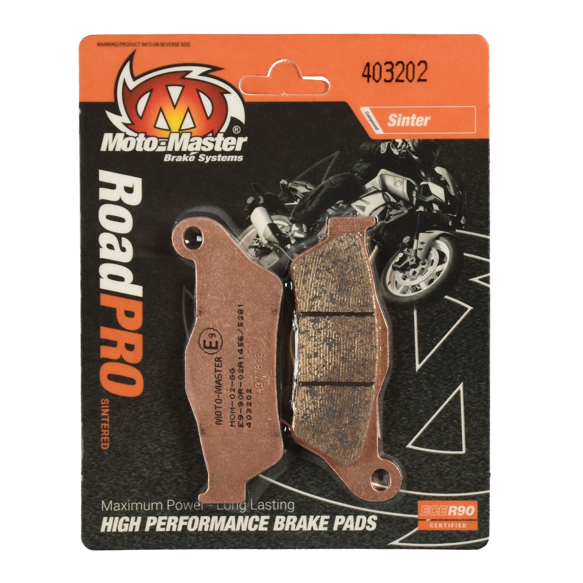 Moto-Master Bremsbelag RoadPRO Sinter hinten MCB648