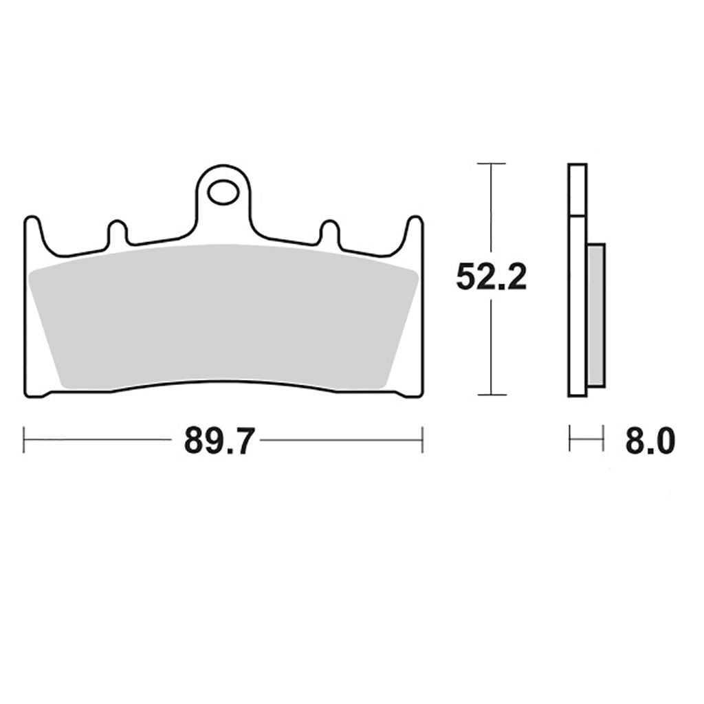 Moto-Master Bremsbelag RoadPRO Ceramic MCB659