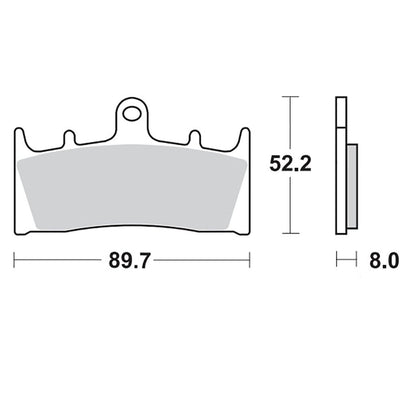 Moto-Master Bremsbelag RoadPRO Ceramic MCB659