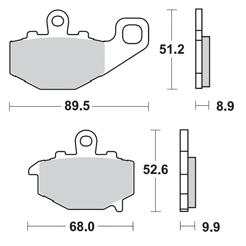 Moto-Master Bremsbelag RoadPRO Ceramic MCB662