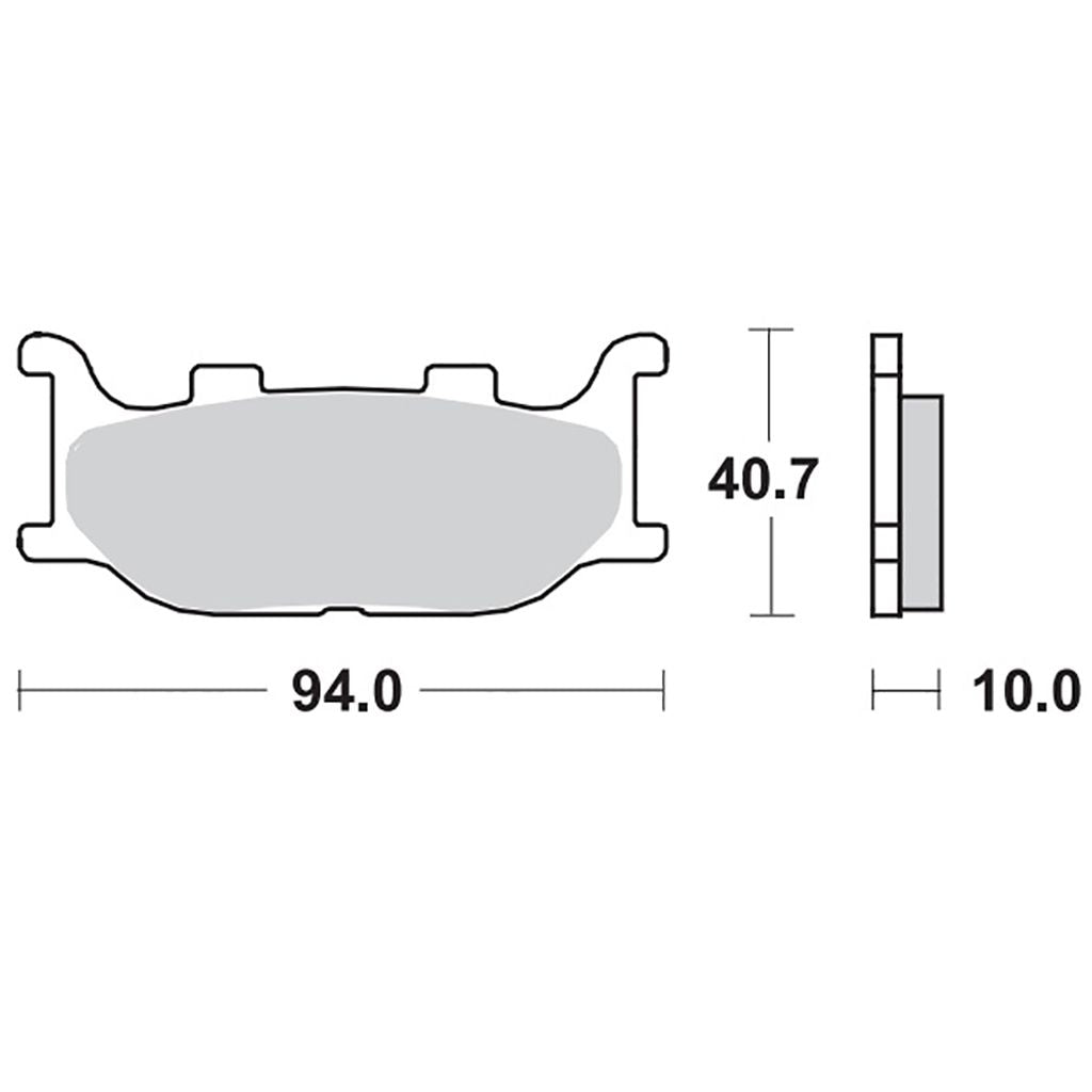 Moto-Master Bremsbelag RoadPRO Ceramic MCB666