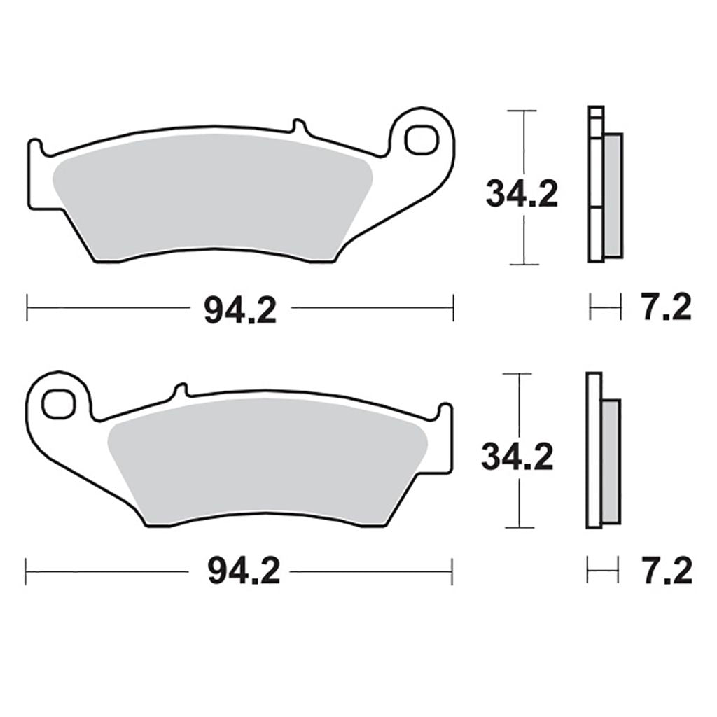 Moto-Master Bremsbelag RoadPRO Ceramic MCB669