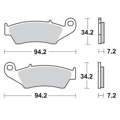 Moto-Master Bremsbelag RoadPRO Ceramic MCB669