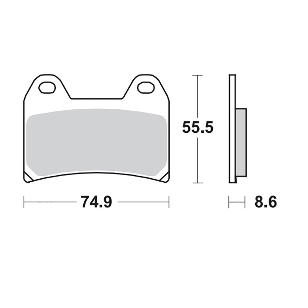 Moto-Master Bremsbelag RoadPRO Ceramic MCB683