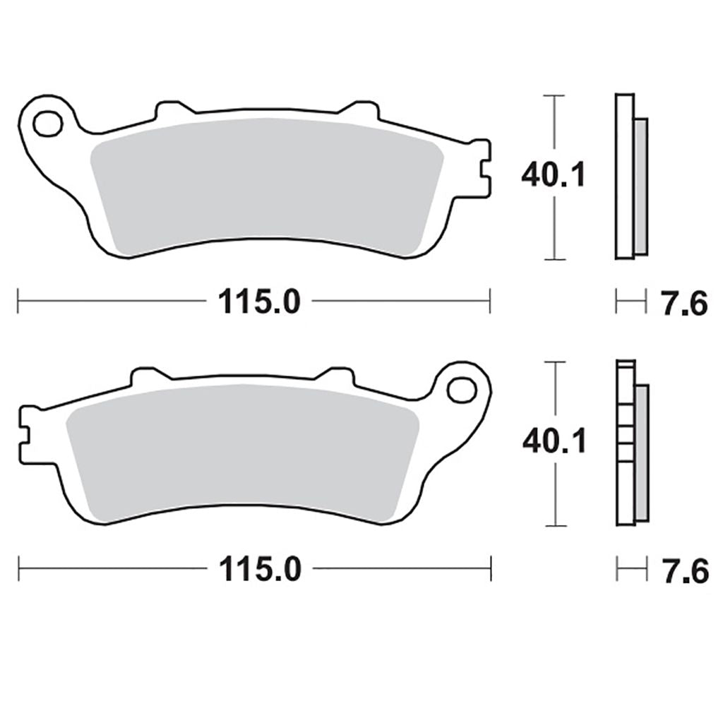 Moto-Master Bremsbelag RoadPRO Sinter vorn MCB692