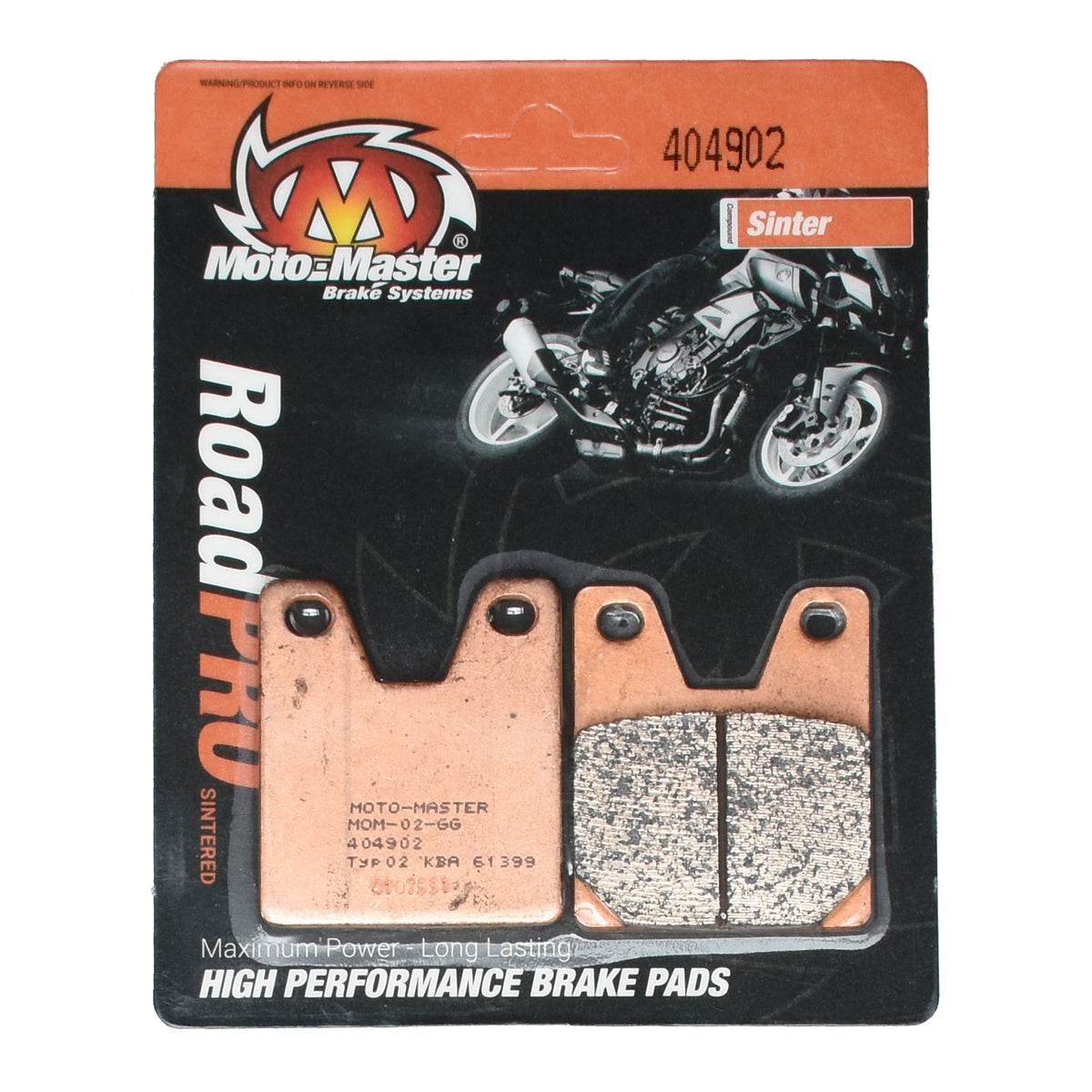 Moto-Master Bremsbelag RoadPRO Sinter hinten MCB702