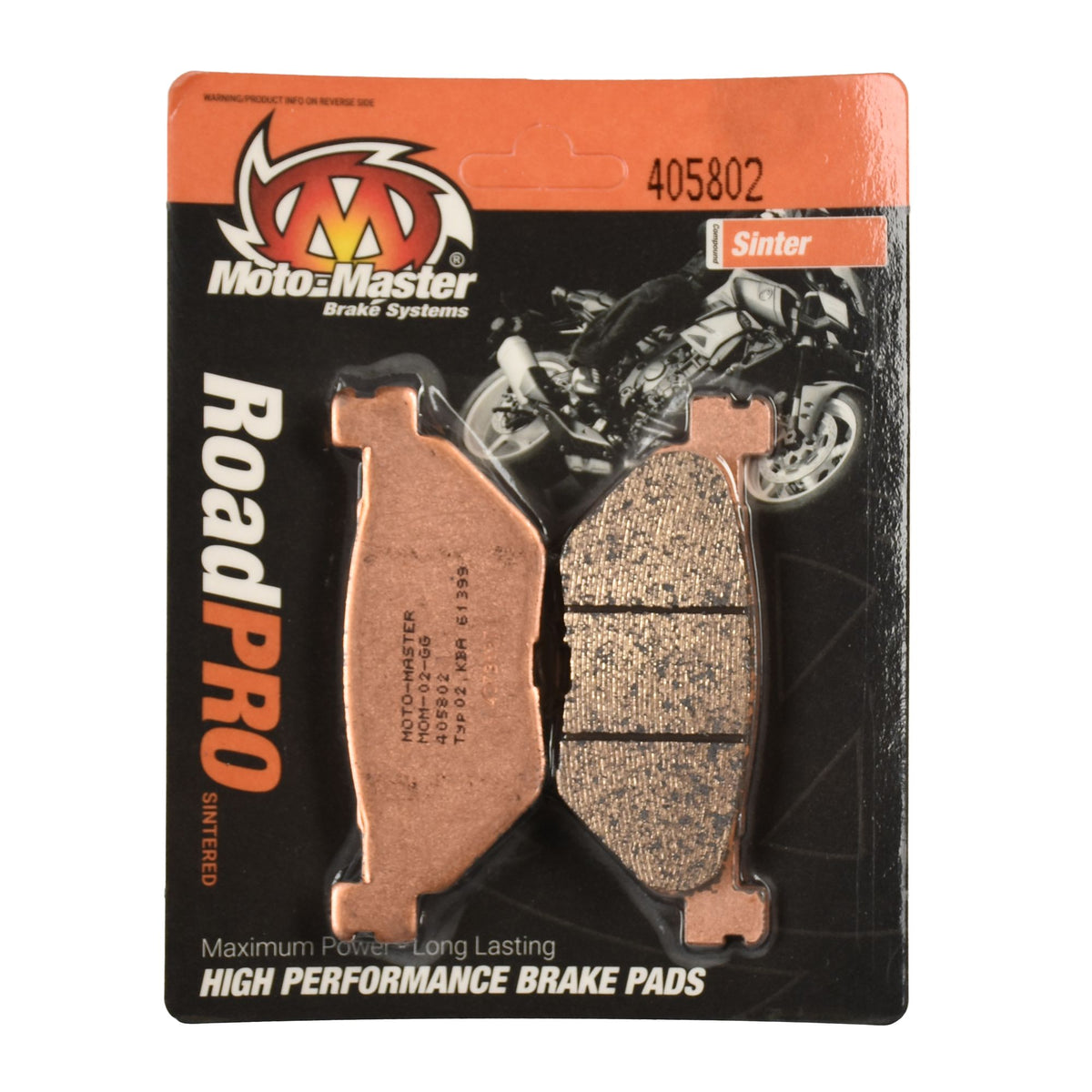 Moto-Master Bremsbelag RoadPRO Sinter hinten MCB731