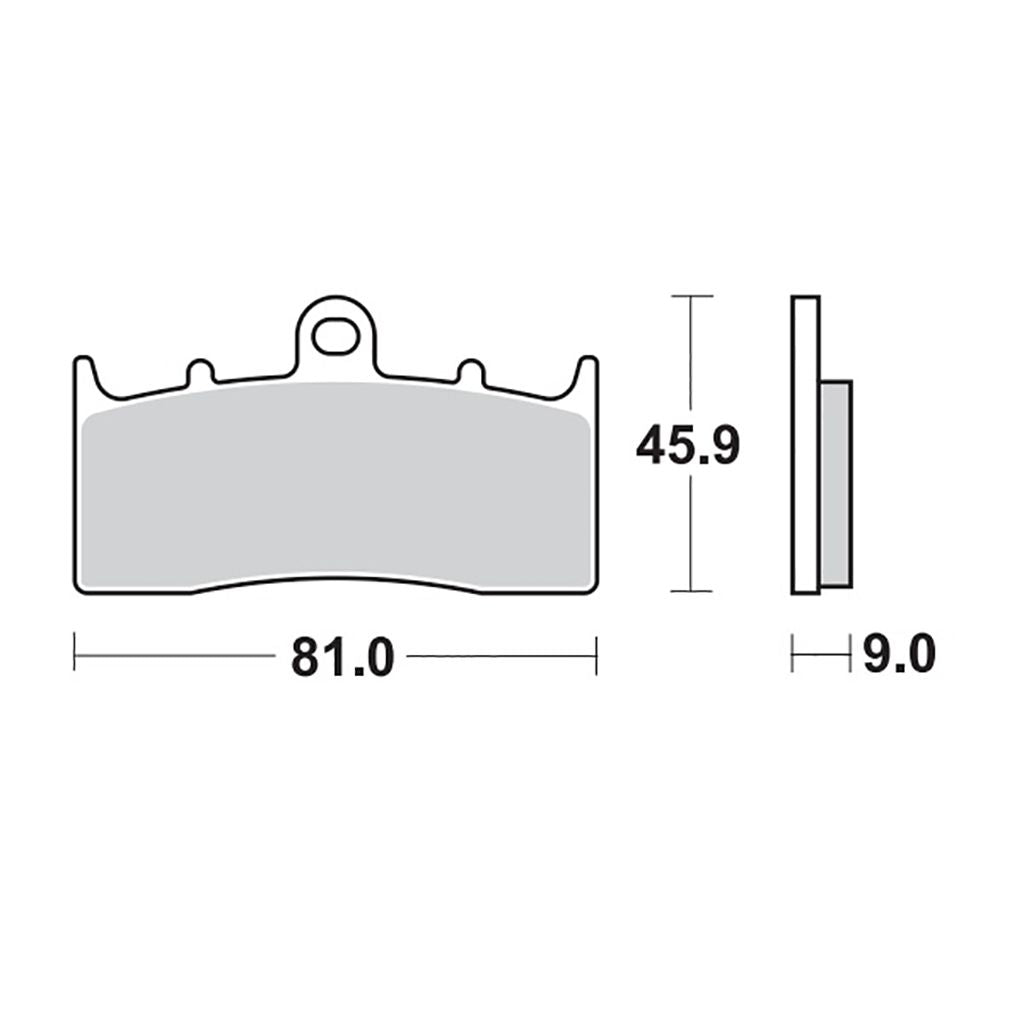 Moto-Master Bremsbelag RoadPRO Ceramic MCB736