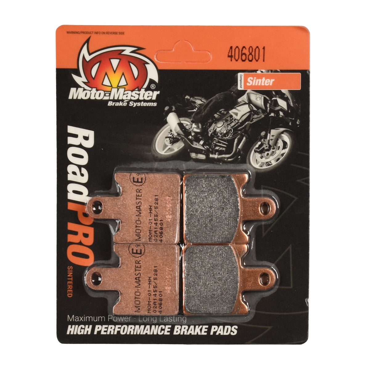 Moto-Master Bremsbelag RoadPRO Sinter vorn MCB789