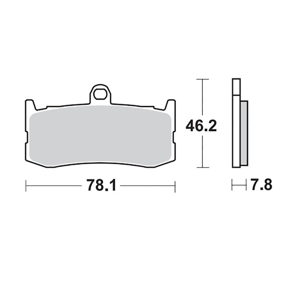 Moto-Master Bremsbelag RoadPRO Sinter vorn MCB816