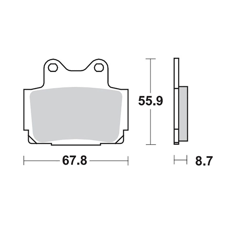 Moto-Master Bremsbelag RoadPRO Ceramic MCB541