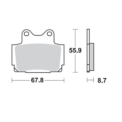 Moto-Master Bremsbelag RoadPRO Ceramic MCB541