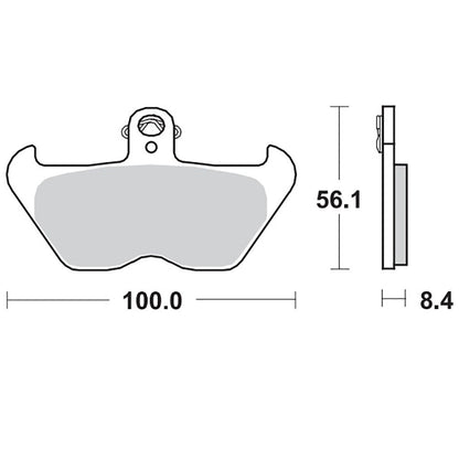 Moto-Master Bremsbelag RoadPRO Ceramic MCB680
