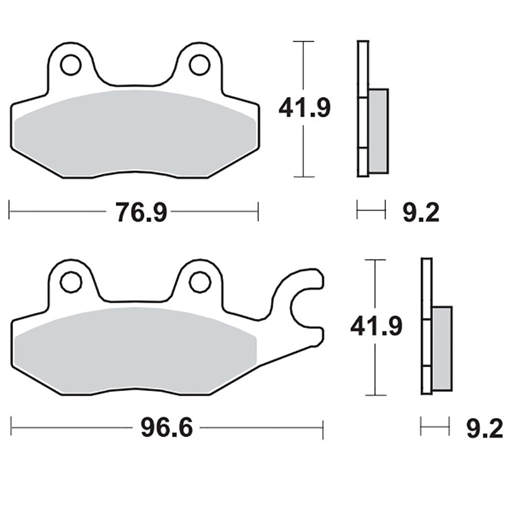 Moto-Master Bremsbelag RoadPRO Ceramic MCB663