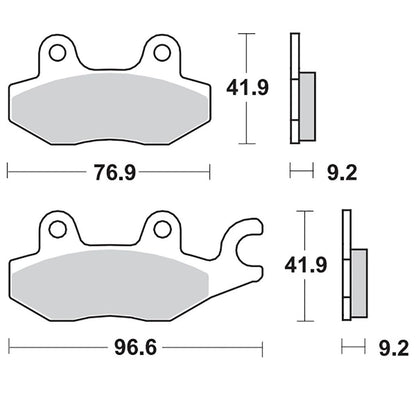 Moto-Master Bremsbelag RoadPRO Ceramic MCB663