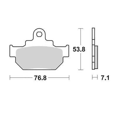 Moto-Master Bremsbelag RoadPRO Ceramic MCB550