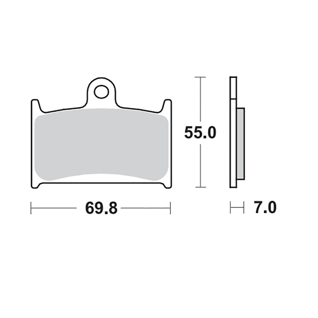 Moto-Master Bremsbelag RoadPRO Sinter vorn MCB690