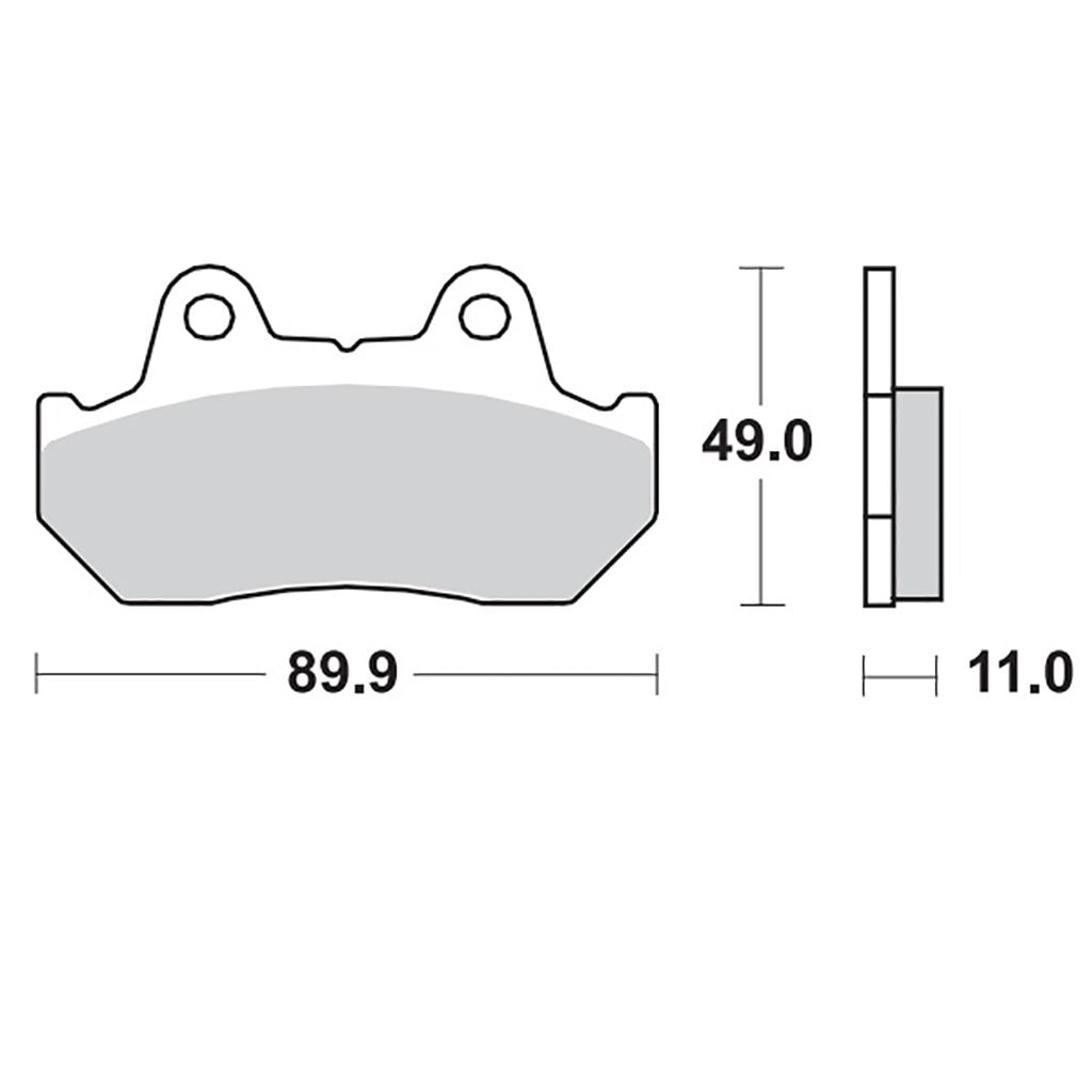 Moto-Master Bremsbelag RoadPRO Ceramic MCB512