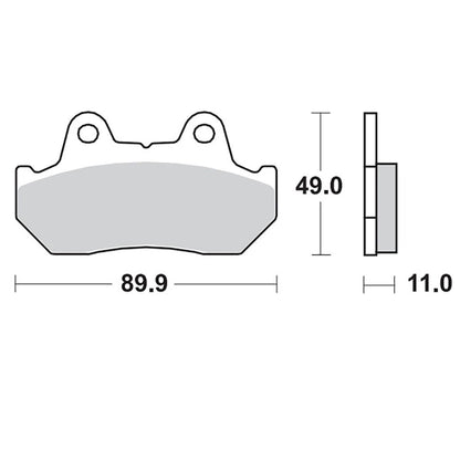 Moto-Master Bremsbelag RoadPRO Ceramic MCB512