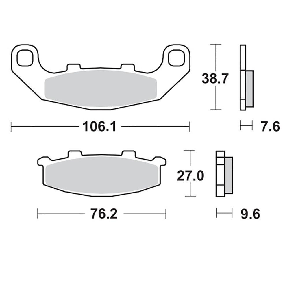 Moto-Master Bremsbelag RoadPRO Ceramic MCB586
