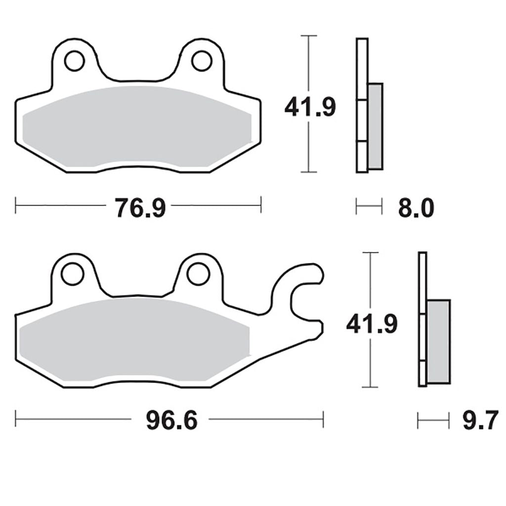 Moto-Master Bremsbelag RoadPRO Ceramic MCB604