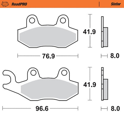 Moto-Master Bremsbelag RoadPRO Sinter