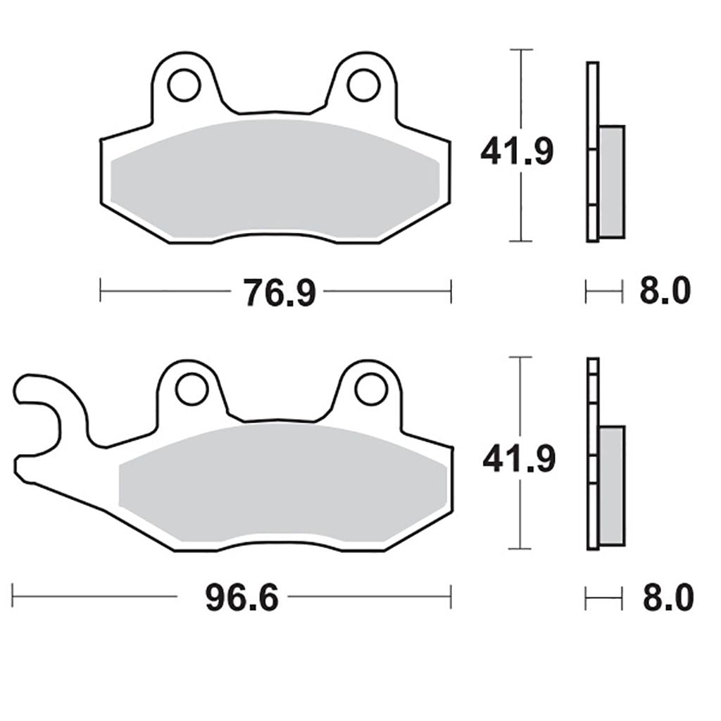 Moto-Master Bremsbelag RoadPRO Ceramic MCB582