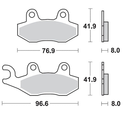 Moto-Master Bremsbelag RoadPRO Ceramic MCB582