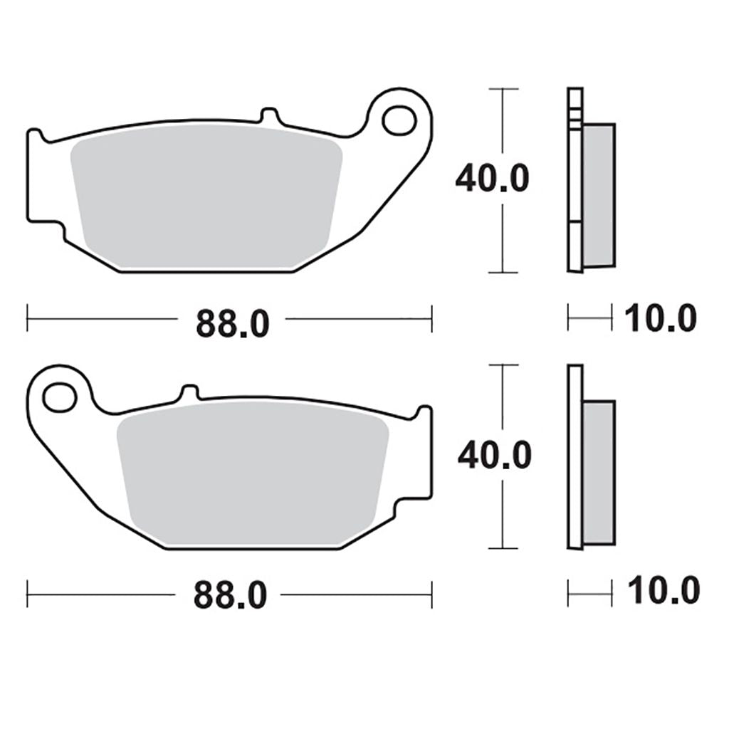 Moto-Master Bremsbelag RoadPRO Ceramic (Art. m410604)