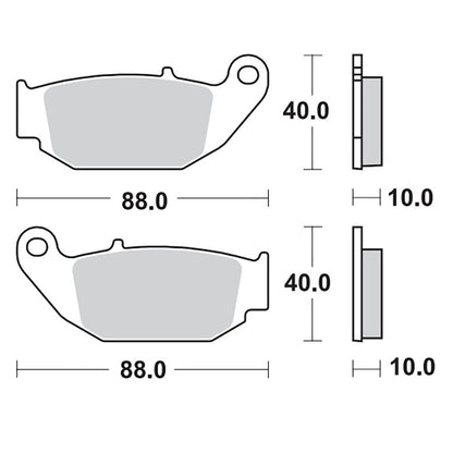 Moto-Master Bremsbelag RoadPRO Ceramic (Art. m410604)
