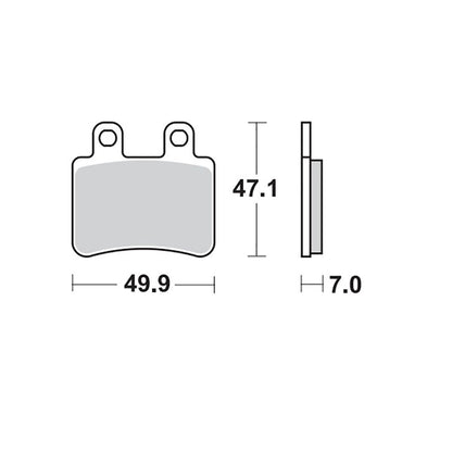 Moto-Master Bremsbelag RoadPRO Ceramic MCB735